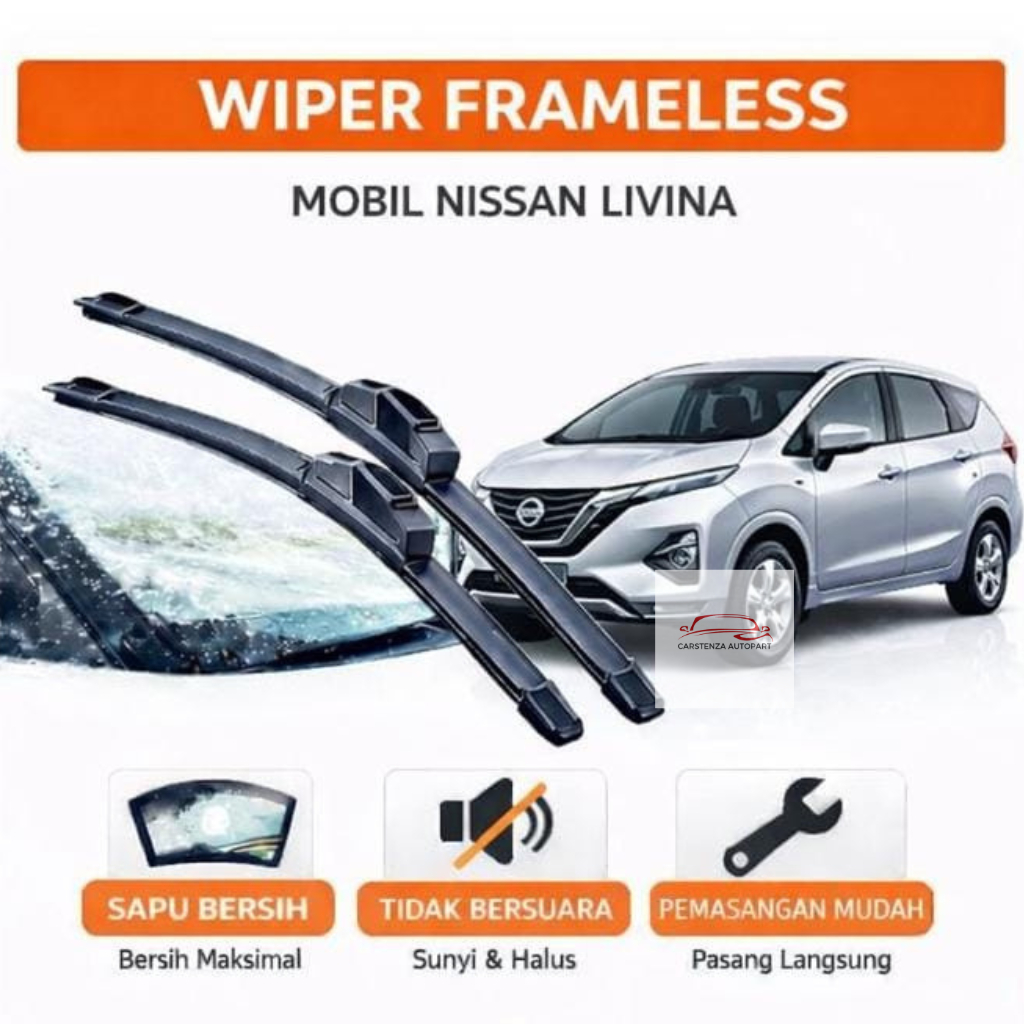 Wiper Frameless Depan Nissan Livina 2006 - 2018 Wiper Livina 2006 – 2018 Wiper 1 Set
