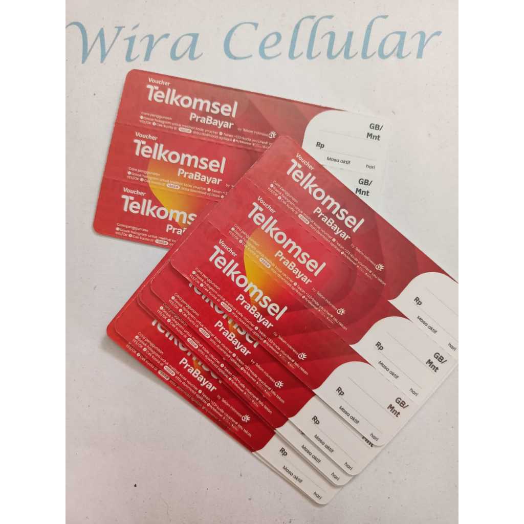 Voucher kosong Telkomsel 3 In 1, Jatim Exp; Mei 26
