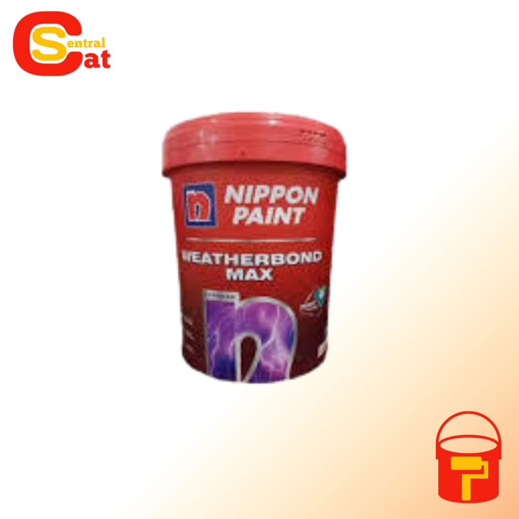 Nippon Paint Weatherbond Max 20 Liter - Pail Cat Tembok Eksterior Cat Tembok