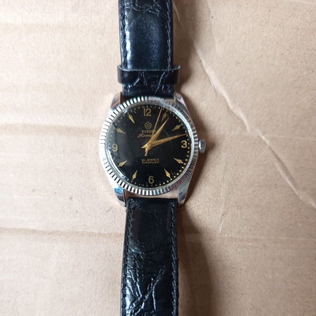 jam tangan titoni matic manual wending vintage original bekas