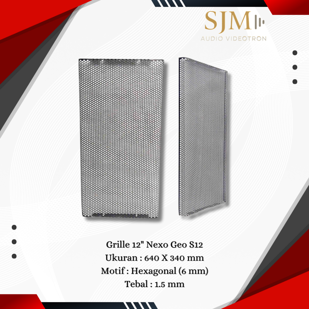 GRILLE - Grile Ram Speaker 12" Nexo Geo S12