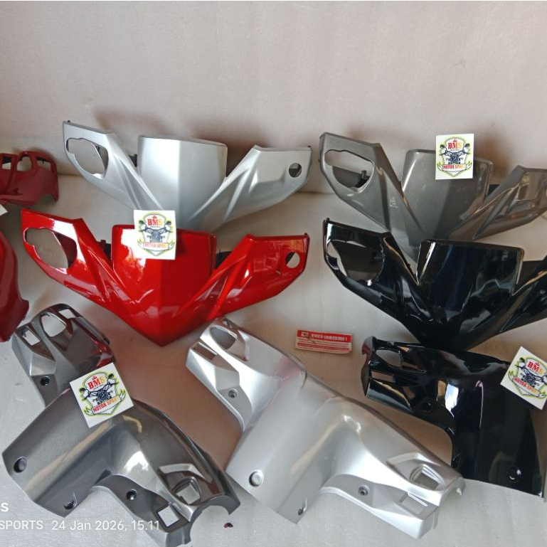 batok set depan belakang honda vario techno 110 karbu