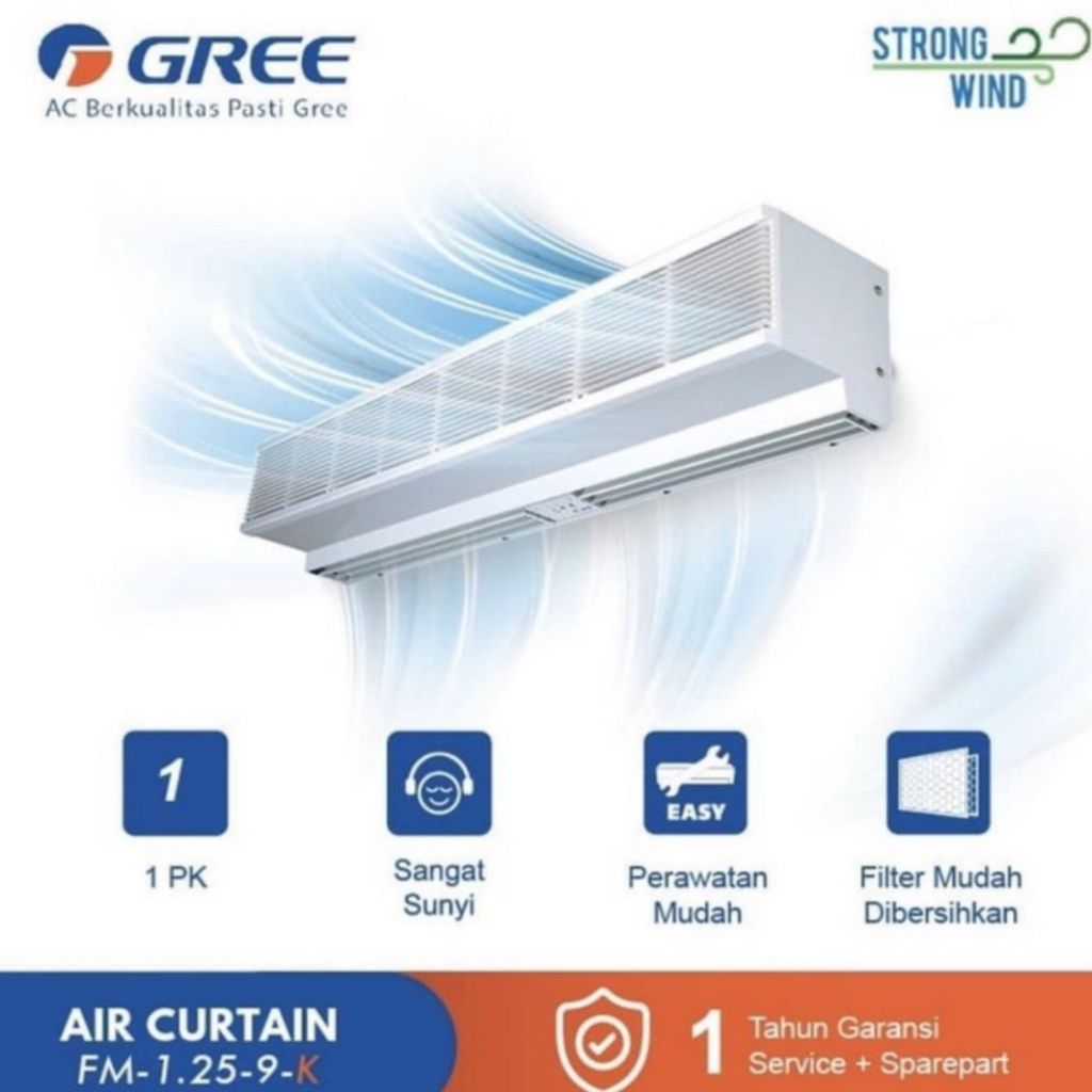 AC GREE air curtain fm 1.25 12 k