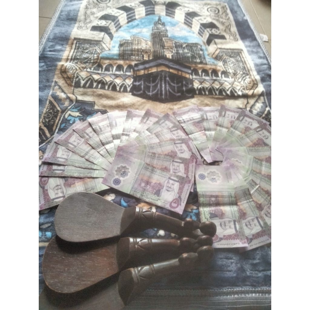 centong kayu jati tua antik free uang bibit