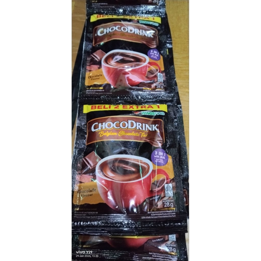 choco drink coklat belgian renteng
