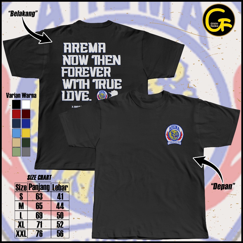 Kaos Arema Malang baju Malang Kaos Ngalam Dewasa Pria Wanita BAJU TSHIRT DISTRO (BAYAR DITEMPAT) Ter