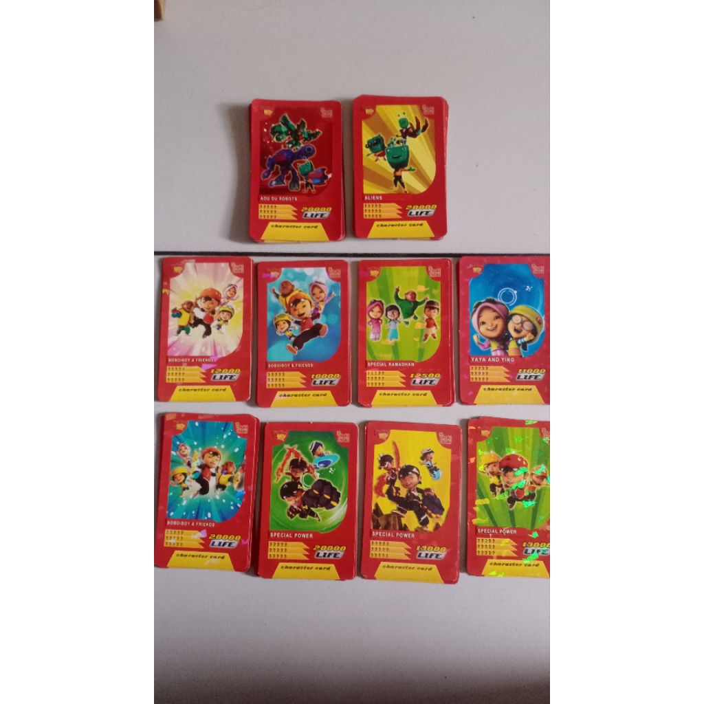 Kartu Boboiboy Choki Choki 2015