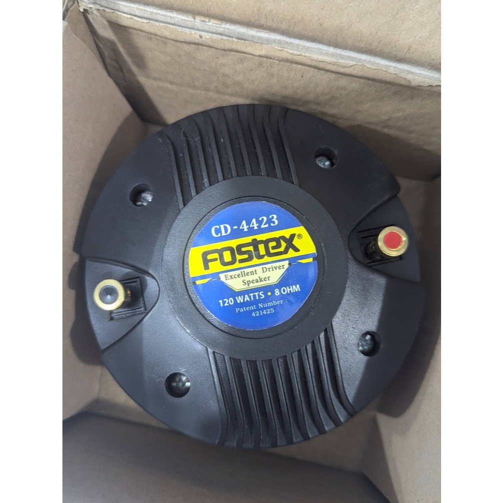 Driver Tweeter Fostex CD-4423 voice coil 44mm, tweeter Fostex 4423 model DRAT