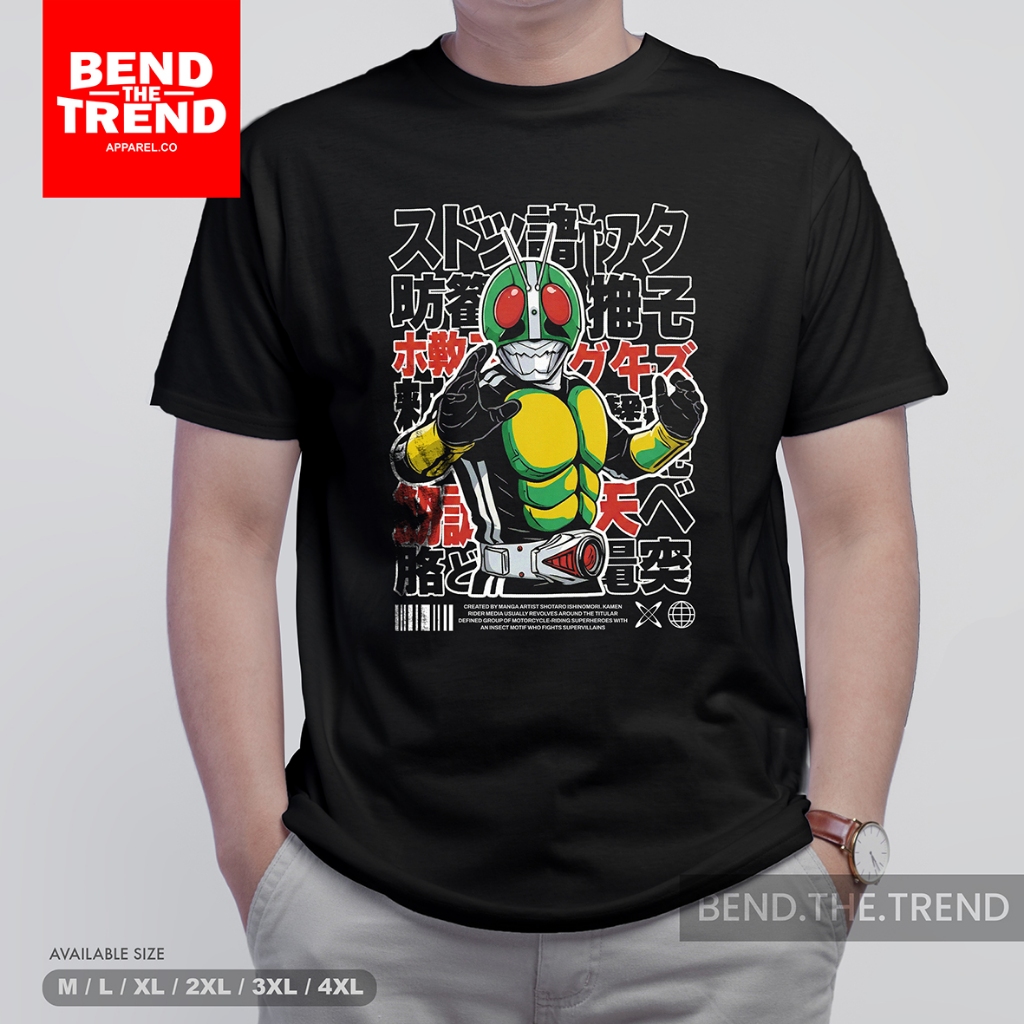 KAOS KAMEN RIDER BLACK KAOS KAMEN RIDER 1 GO Kaos distro kamen rider kaos murah kaos hitam