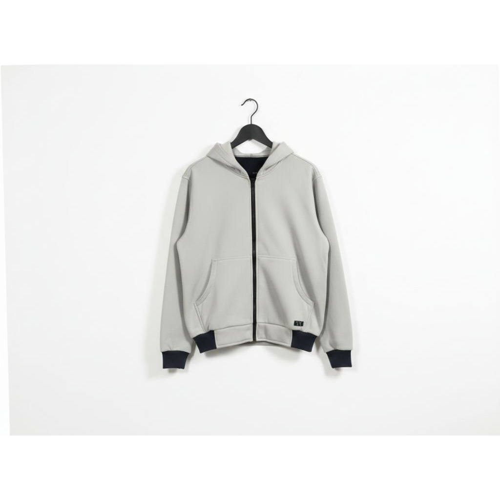 Hoodie Unisex Zipper Boxy/cotton fleece 330 gsm