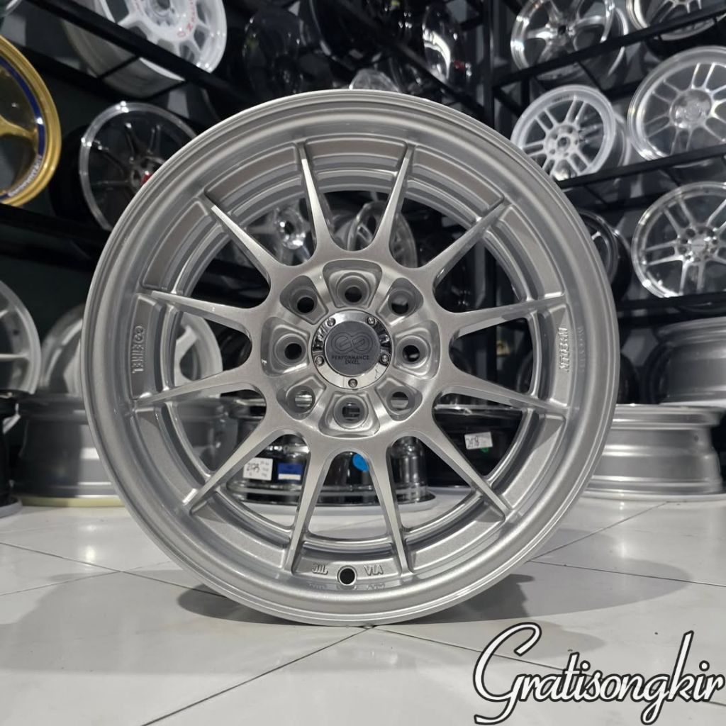 velg mobil r15 enkei spider lebar 6,5 pcd 4x100 - 4x114,3 velg racing r15 avanza Xenia velg mobil ri