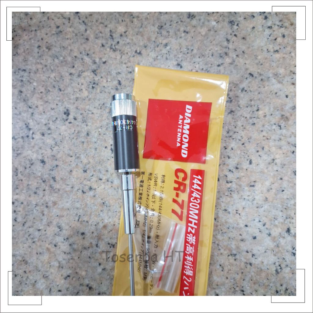 ANTENNA MOBIL CR 77. ANTENA DIAMOND CR-77 RIG, ANTENA DUALBAND