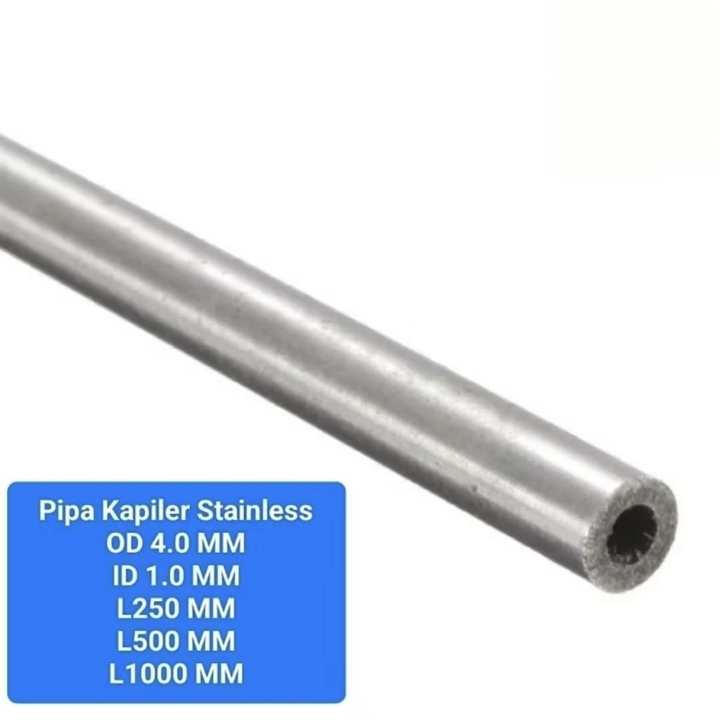 Pipa Kapiler Stainless Steel/ Capillary Tube OD 4.0 MM ID 1.0 MM