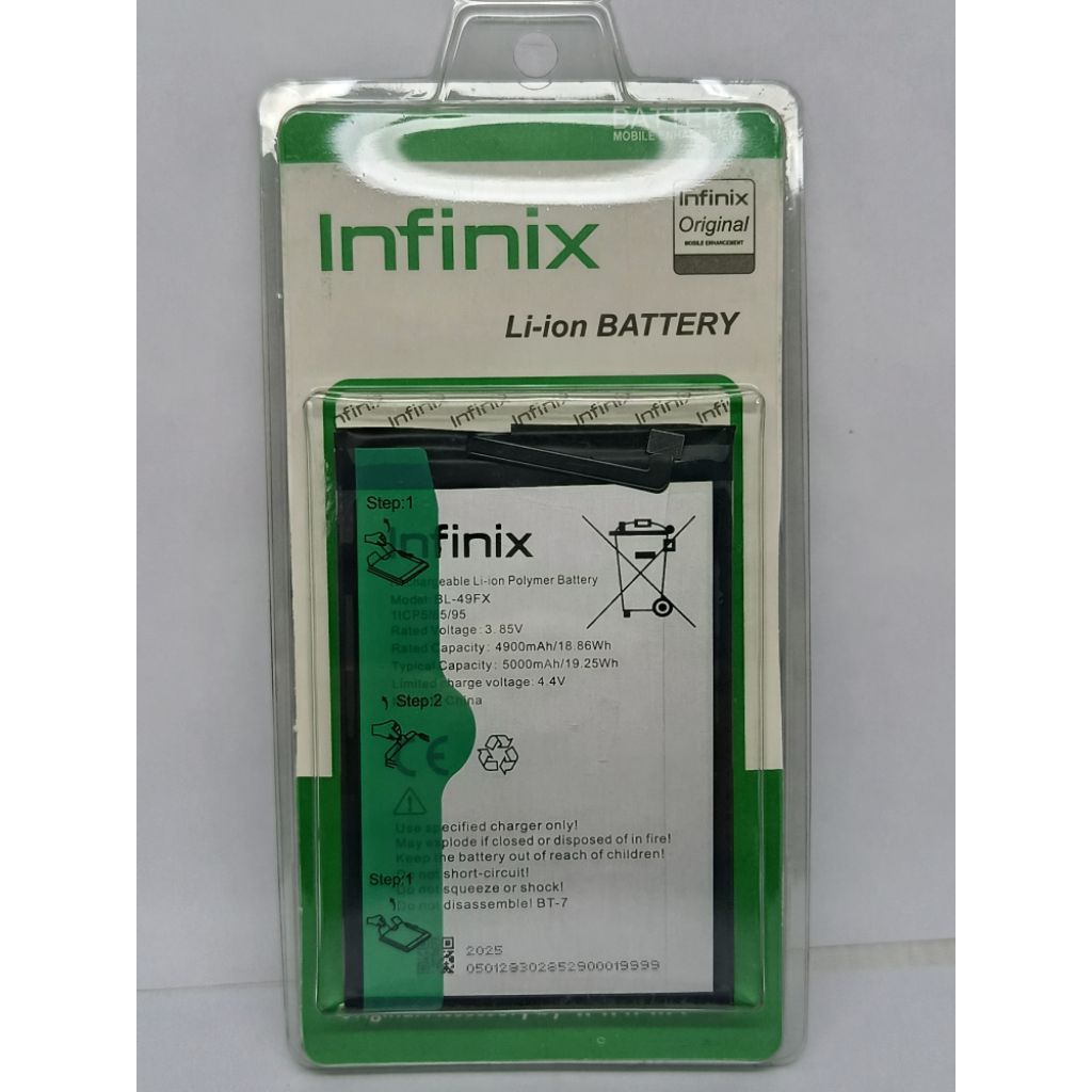 BATRE BATERAI BL- 49FX HADPONE HP INFINIX Smart 5 Smart 6 ORIGINAL