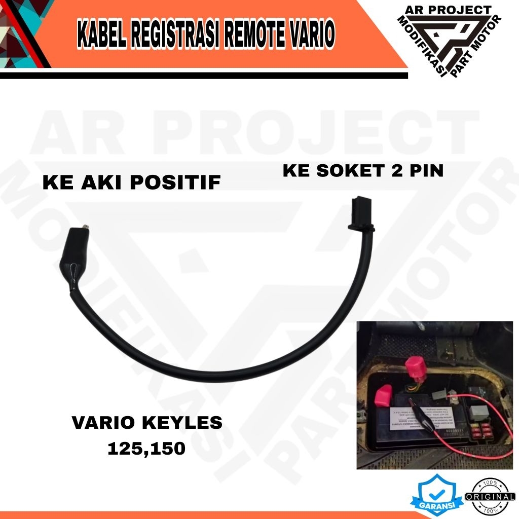 KABEL REGISTRASI REMOTE VARIO KEYLESS 125 VARIO 150 - DAFTAR REMOTE BARU
