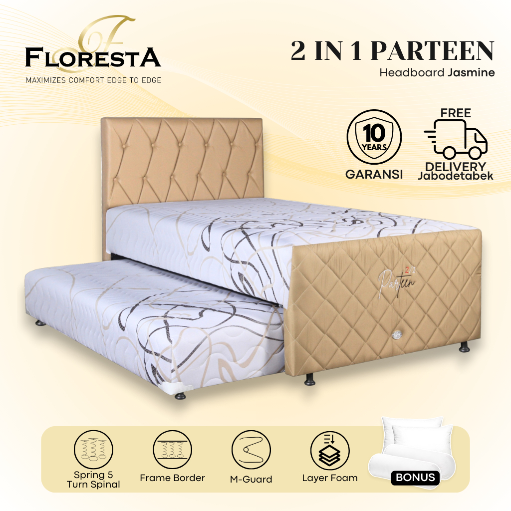 Kasur Springbed Sorong Floresta 2 In 1 Parteen