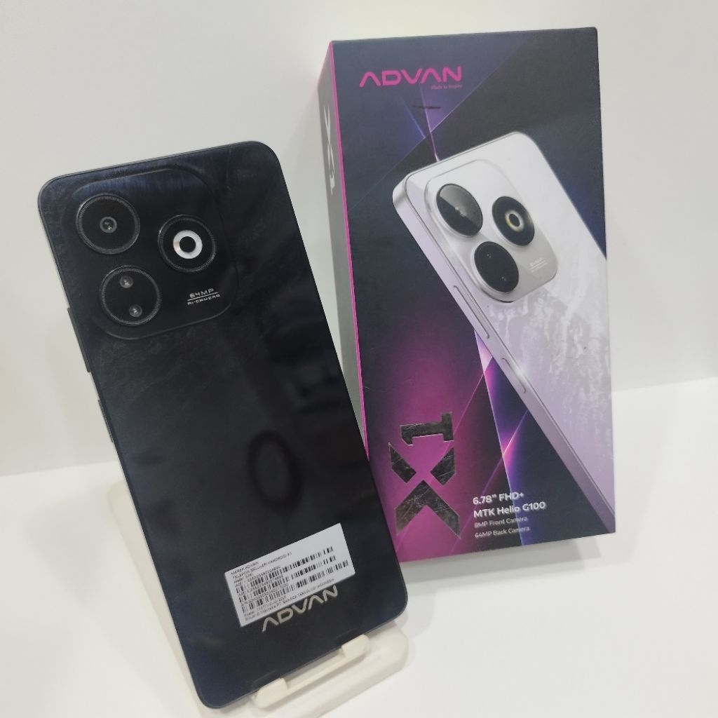 ADVAN X1 8/128GB HANDPHONE SECOND FULLSET BATANGAN ORIGINAL BERGARANSI