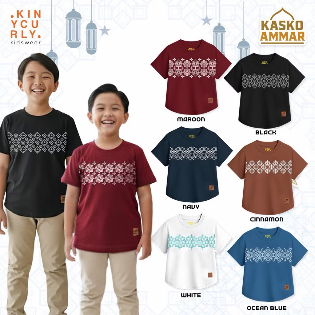 baju anak/ koko anak laki laki / koko kurta / kaos anak laki laki / koko kaos ammar