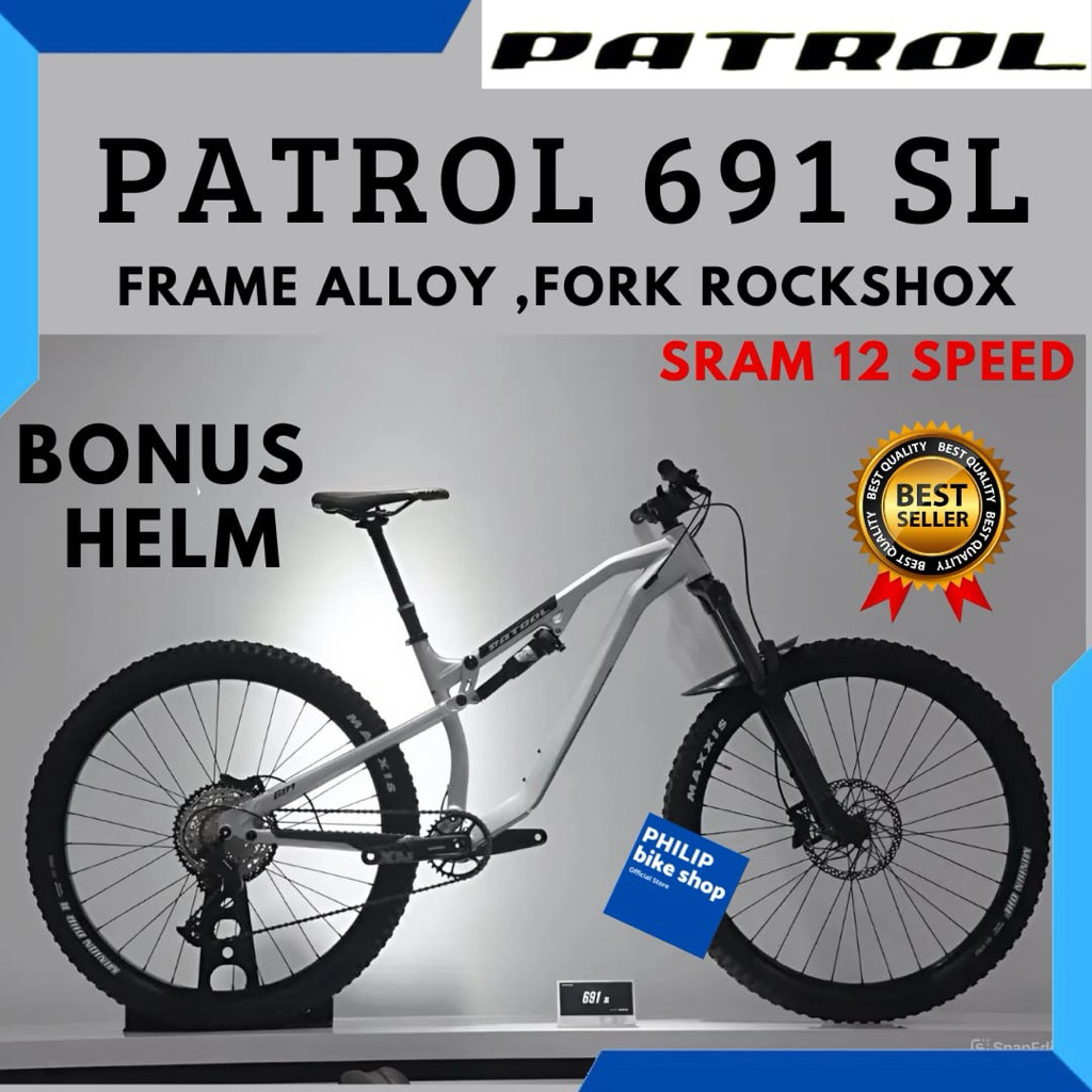 Patrol 691 SL 2022 SEPEDA FULSUS PATROL 691 SL New