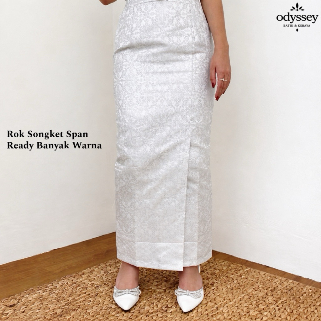 Rok Songket Span Jadi / Rok Songket Langsung Pakai / Rok Songket Instan Jadi / Rok Songket Wisuda