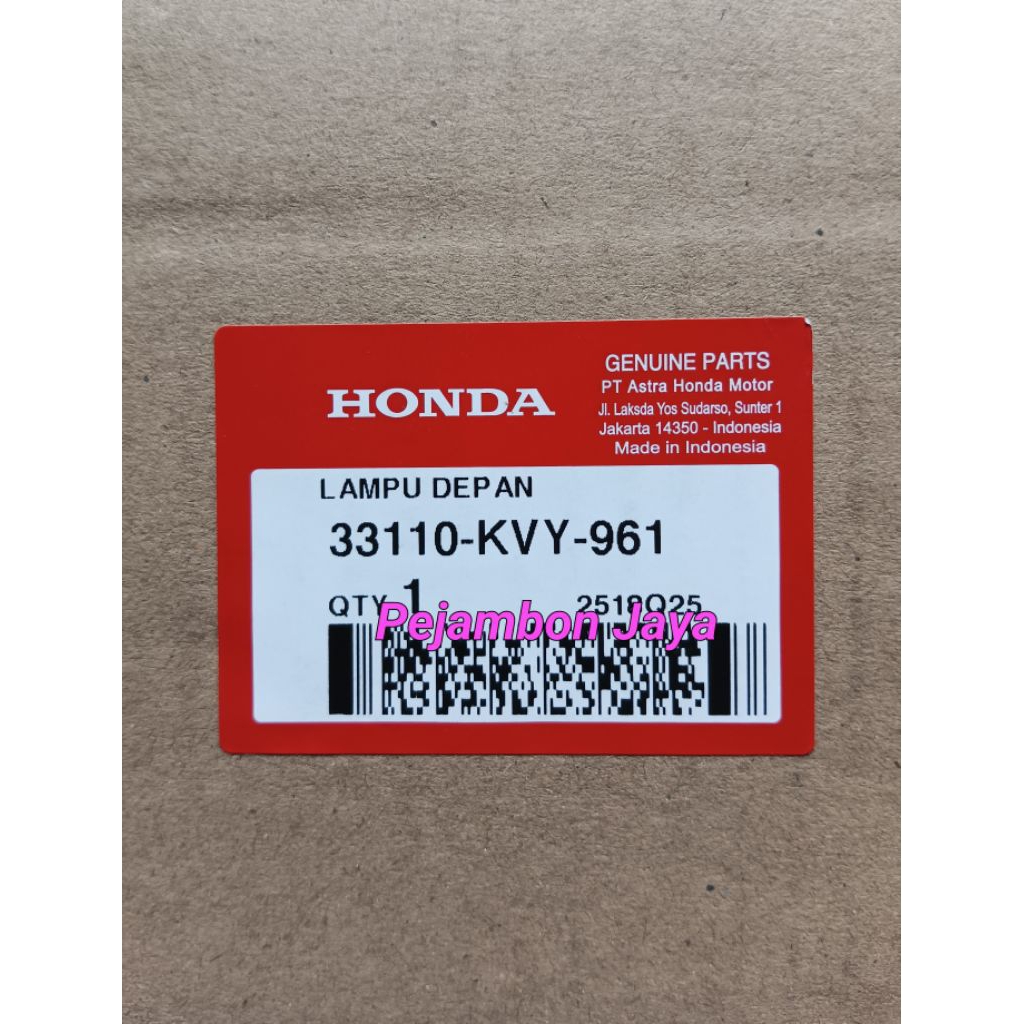 33110KVY961 LAMPU DEPAN