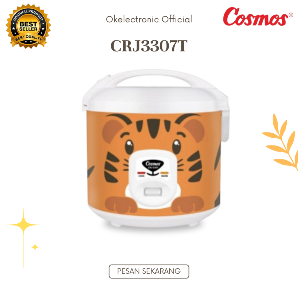 COSMOS RICE COOKER CRJ 3307 Fabelia Series Tiger/CRJ3307T 1.8L/CRJ3307T/CRJ 3307T/RICE COOKER KARTUN