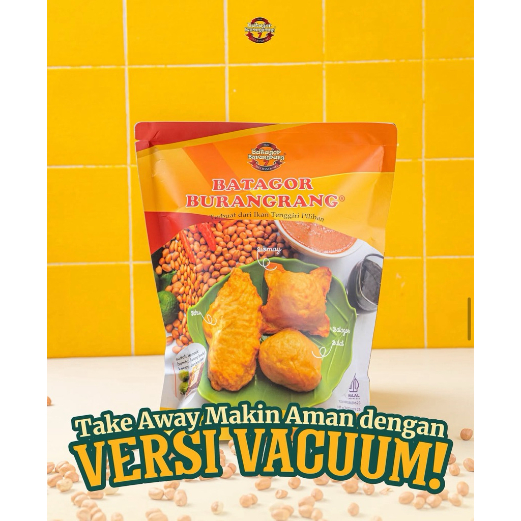 Batagor Burangrang Bandung kemasan Vacuum isi 10 campur