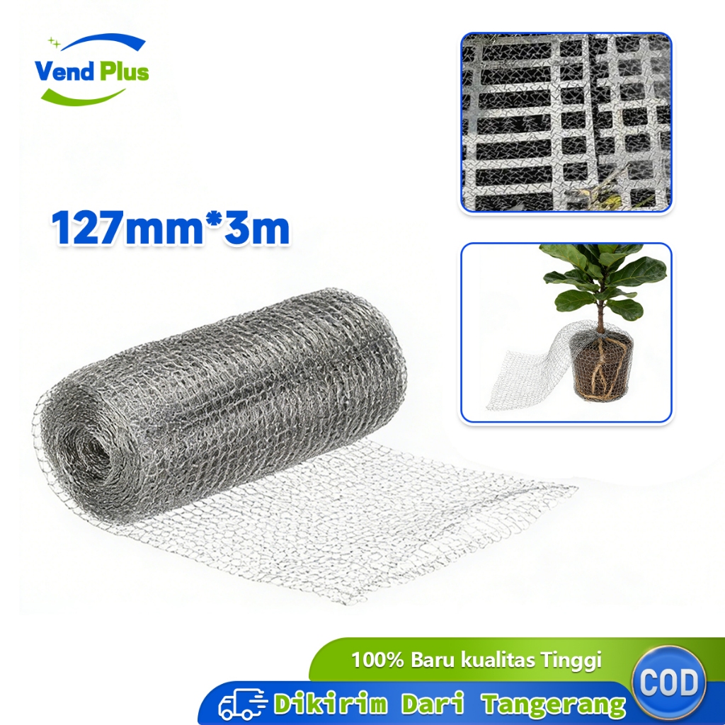Kawat Anti Tikus Wire Mesh Tas Jaring Stainless 304 Multifungsi Kawat Ayakan 3m*127mm
