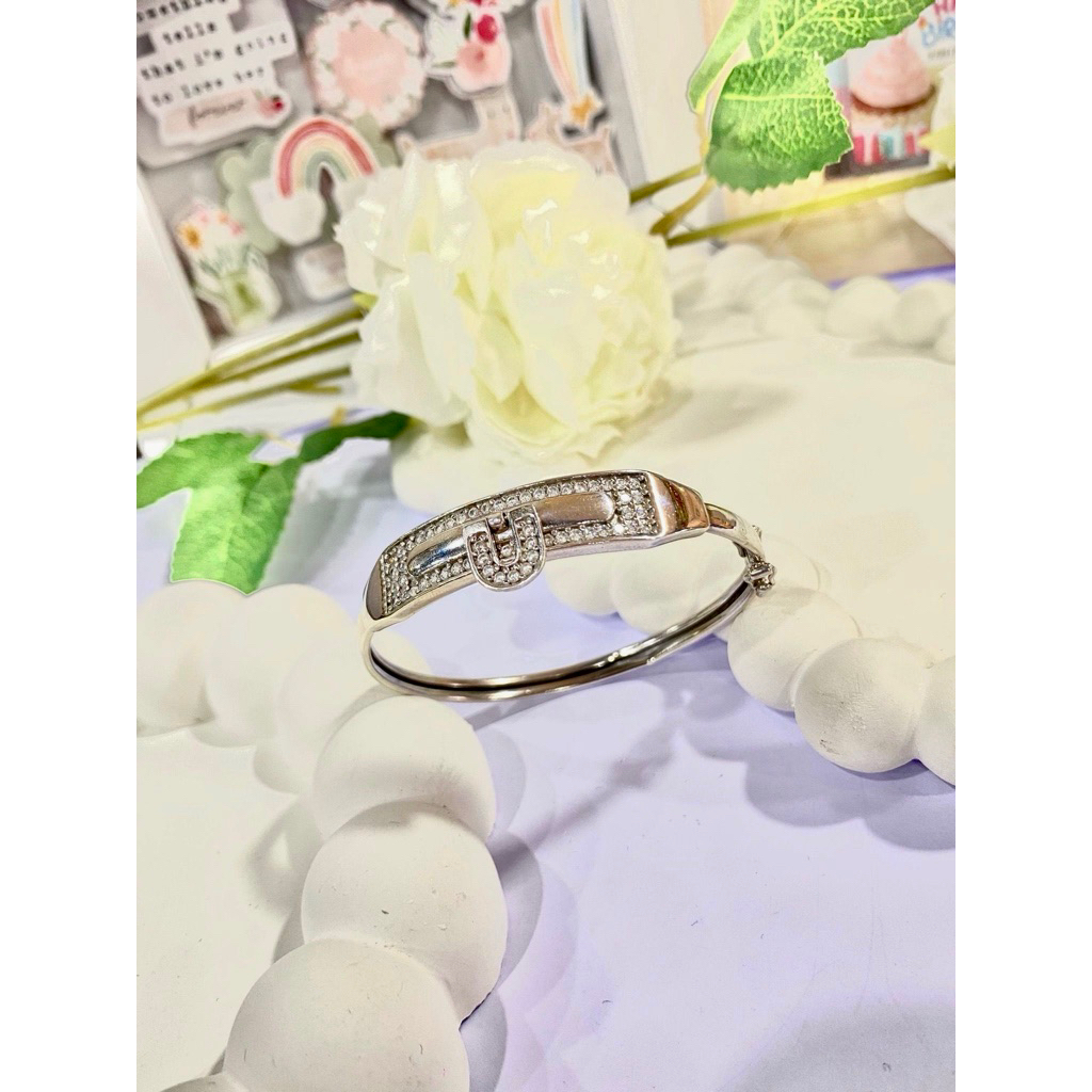 Gelang Bangle Permata Perak 925