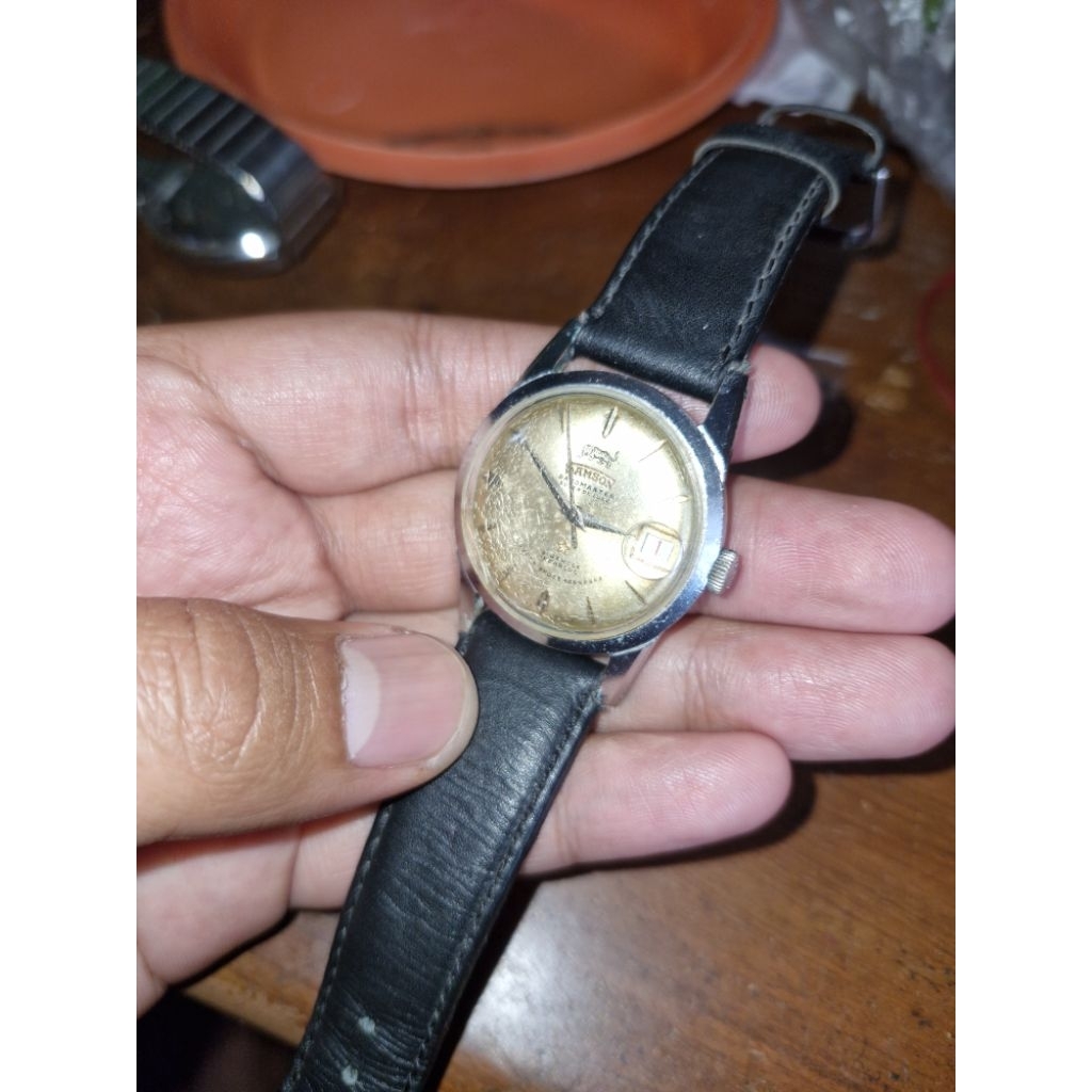 Jam Tangan Pria Dewasa Samson Automatic Murah Lawas Kuno Antik Puteran Original Nego