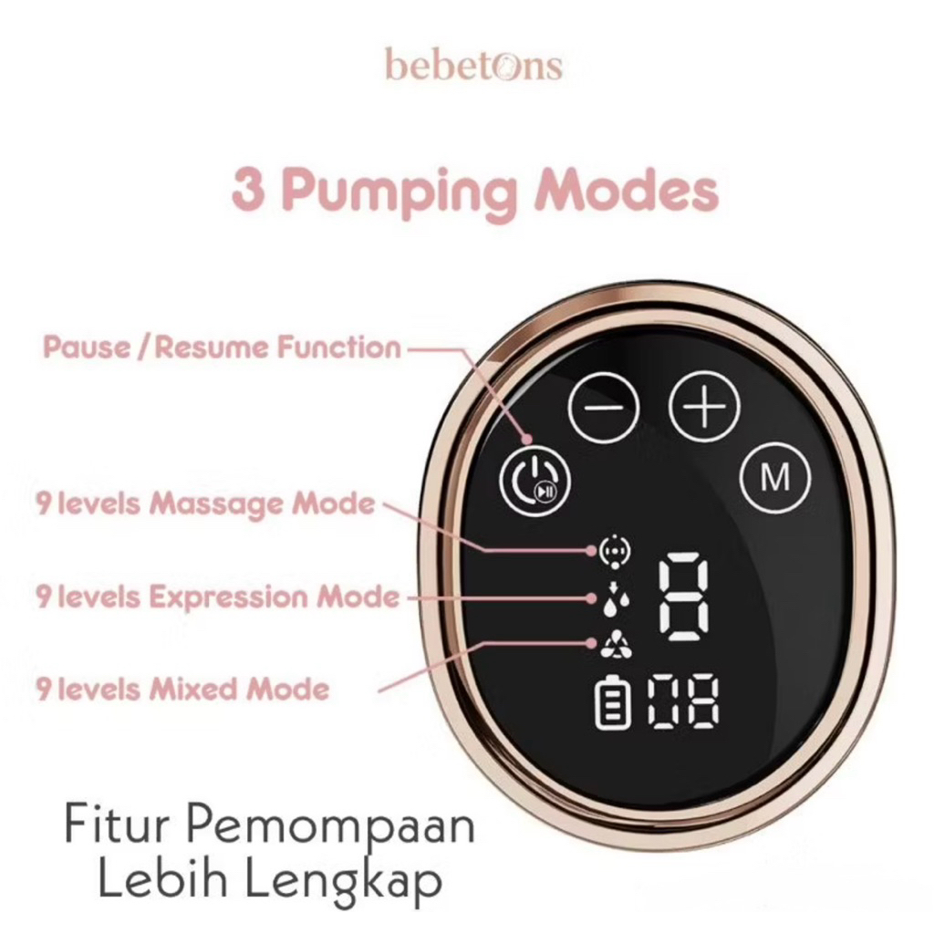 PRELOVED BEBETONS pompa asi handsfeee