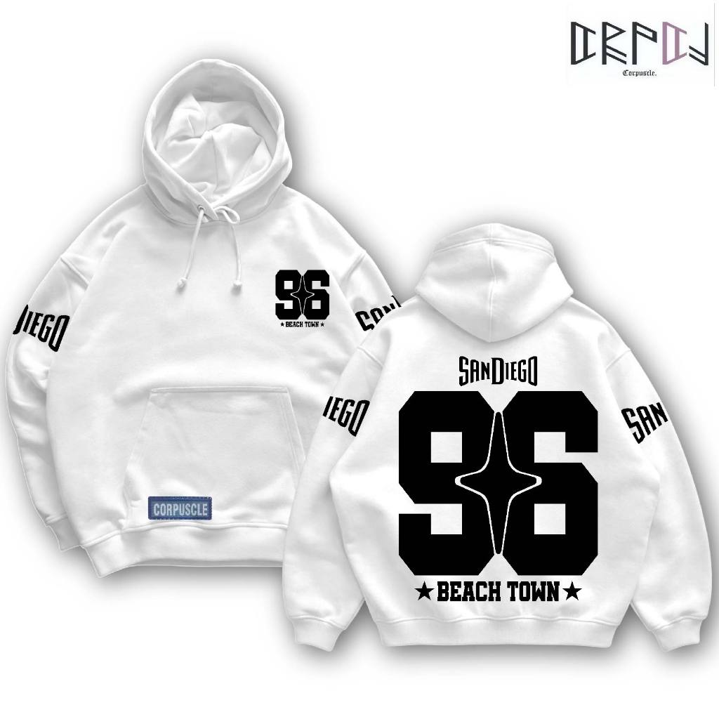 Corpuscle Hoodie Jumper Oversize SANDIEGO  Unisex Size M-XXL Pria&wanita