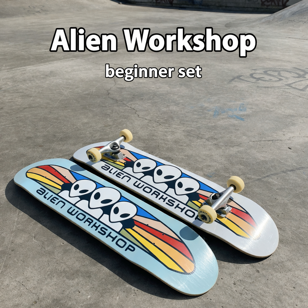 Alien Workshop beginners pemula skateboard asli fullset lengkap