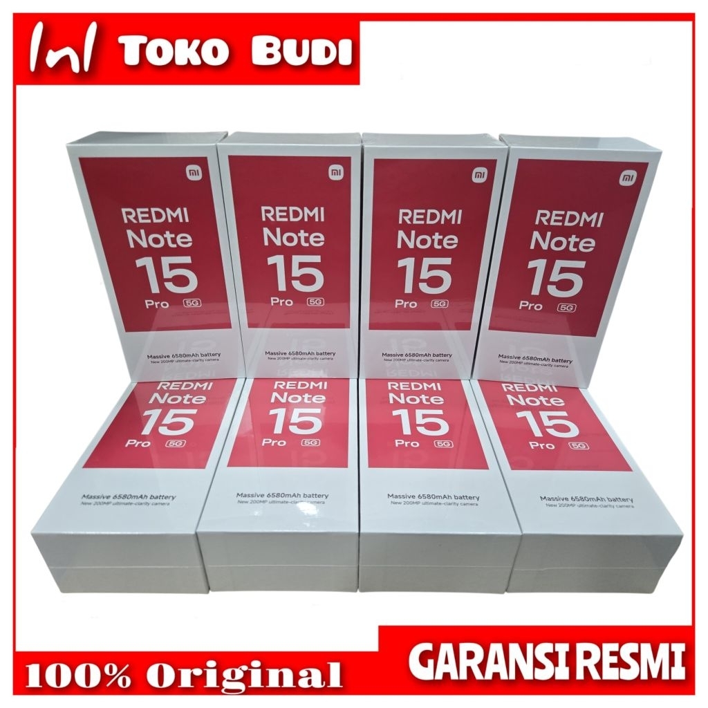 Xiaomi Redmi Note Note 15 Pro (  5G ) 8/256 12/512 Note 15 Pro Garansi Resmi Tam