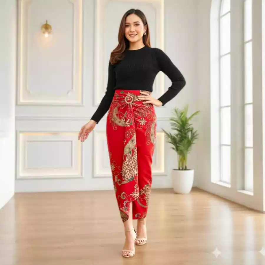 rok lilit batik / rok lilit batik kain lilit murah / lilit batik modern