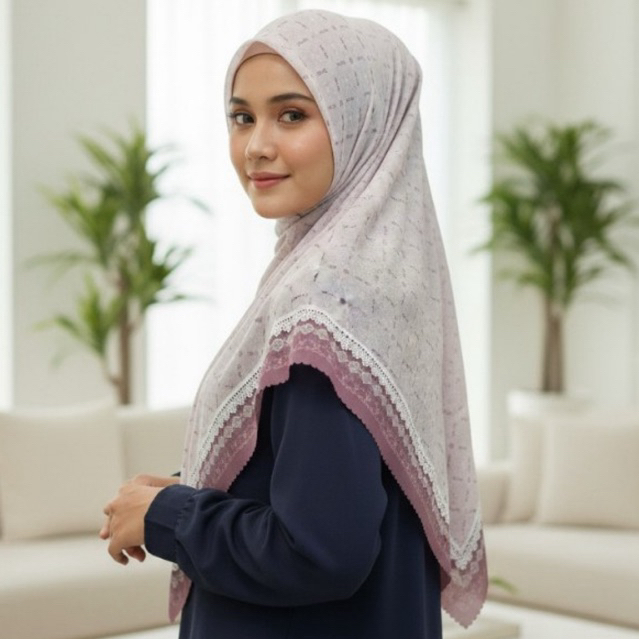 ZARAZU - Nada Scarf Crystal Voal Premium