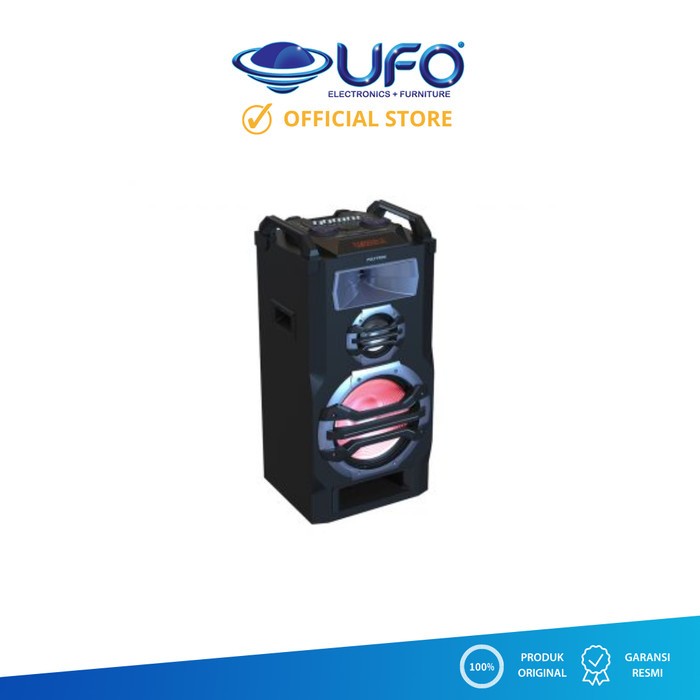 POLYTRON Portable Speaker Bluetooth Karaoke 12 Inch PTS12KF15