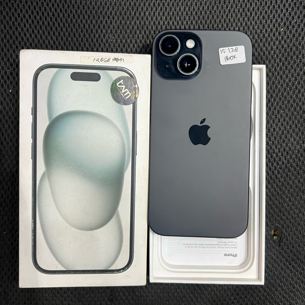 iphone 15 128gb resmi ibox fullset original fungsional norma