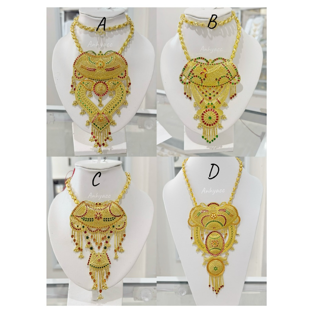 Kalung Dubai panjang besar gold