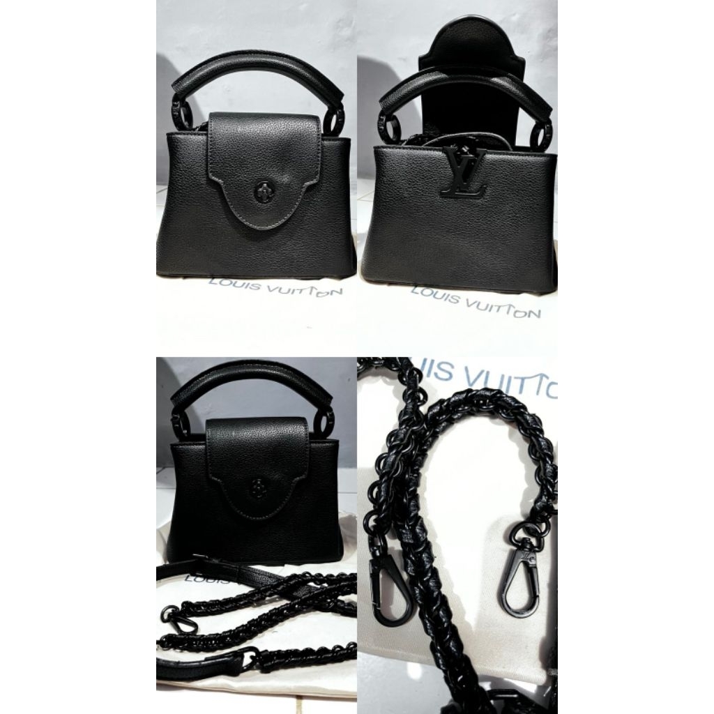 Preloved tas LV hitam kecil