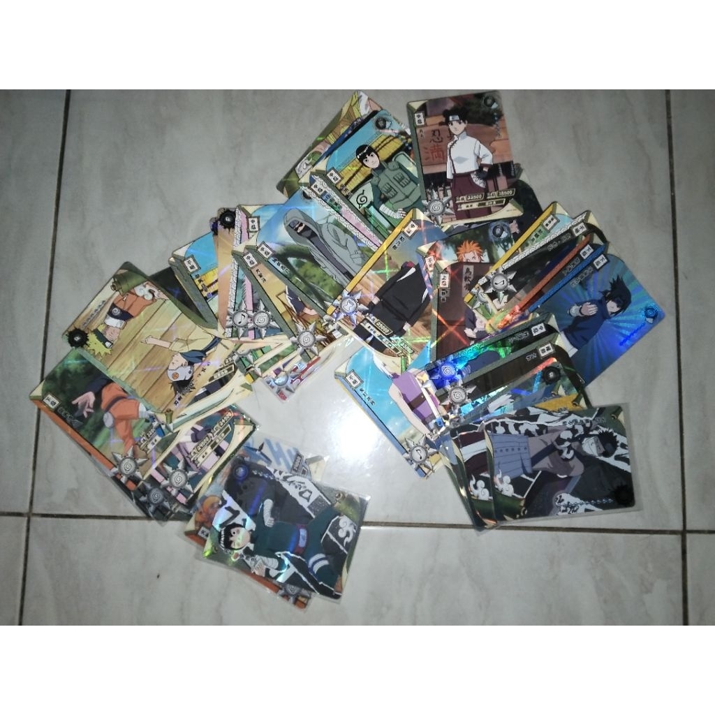 Figure oshino Shinobu dan kartu bulk ccg Naruto official kayou