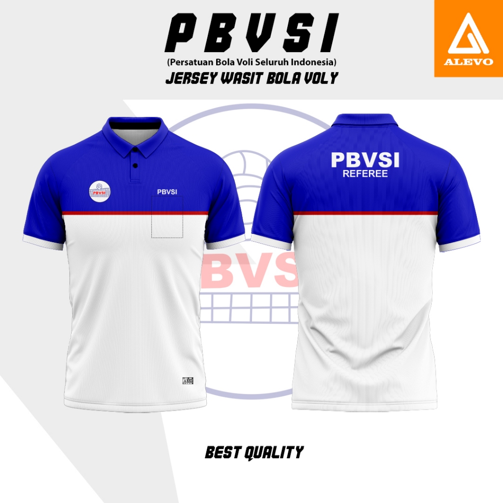 jersey wasit bola voli tangan panjang dryfit