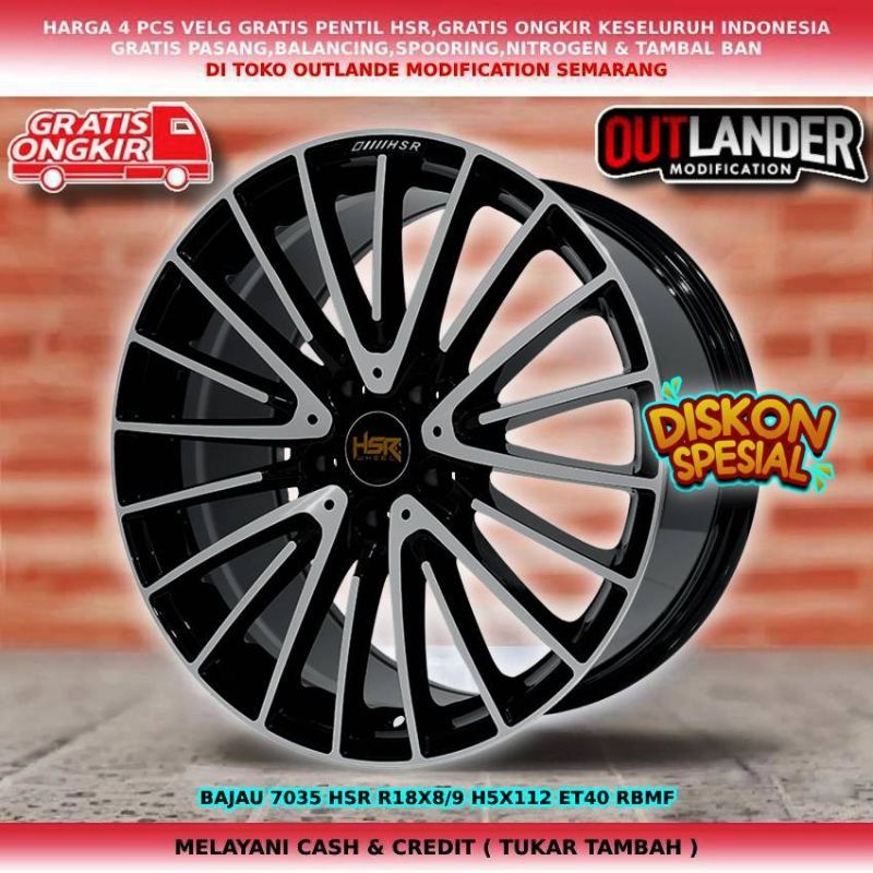 Velg R18 Cocok Untuk Mobil Mini Cooper S Clubman Porsche Macan Mercedes-Benz AMG SL  Dll HSR BAJAU R