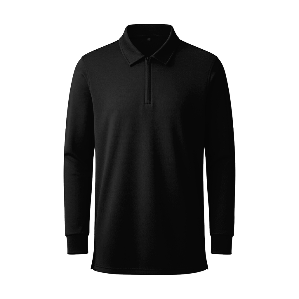 V3 - Kaos Kerah Pria Premium Polo Tshirt Lengan Panjang Anti Kusut