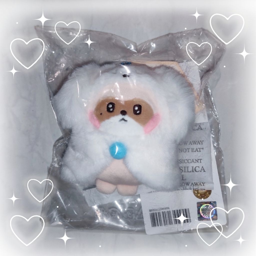 [Ready Stock] Zerobaseone Zeroni Fluffy Wonderland Mini Plush Keyring Hanini doll