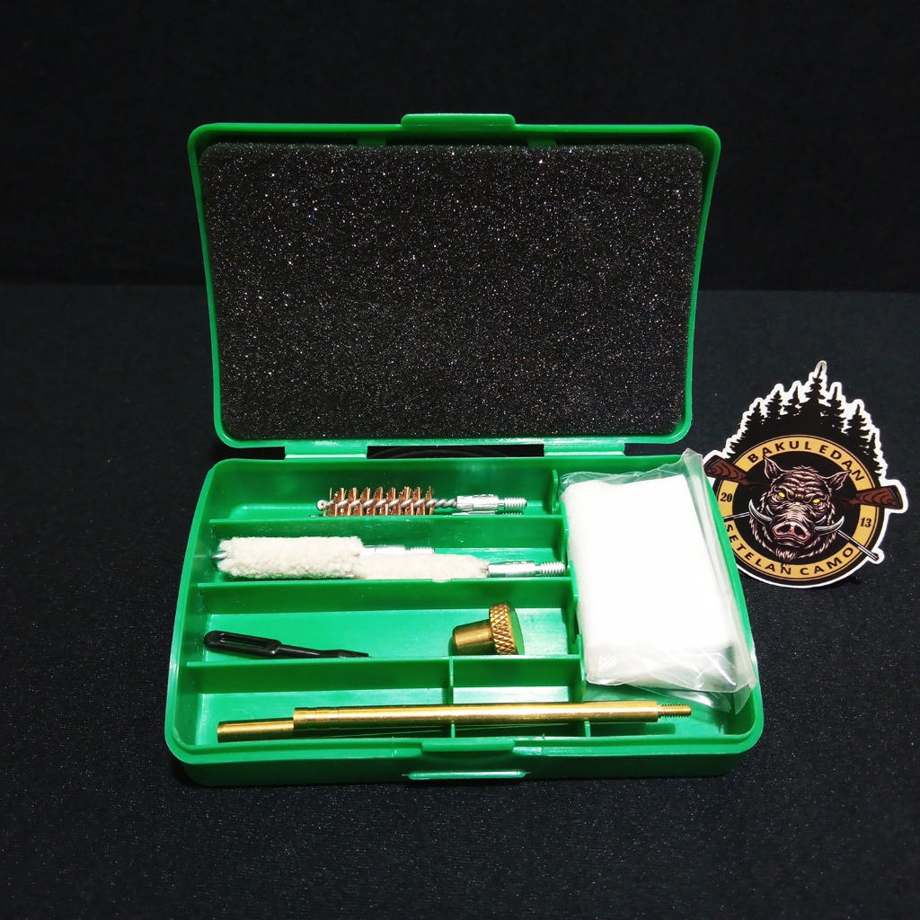 SIKAT PEMBERSIH LARAS CAL 9 MM SATU SET PANJANG 20 CM (SC2362)