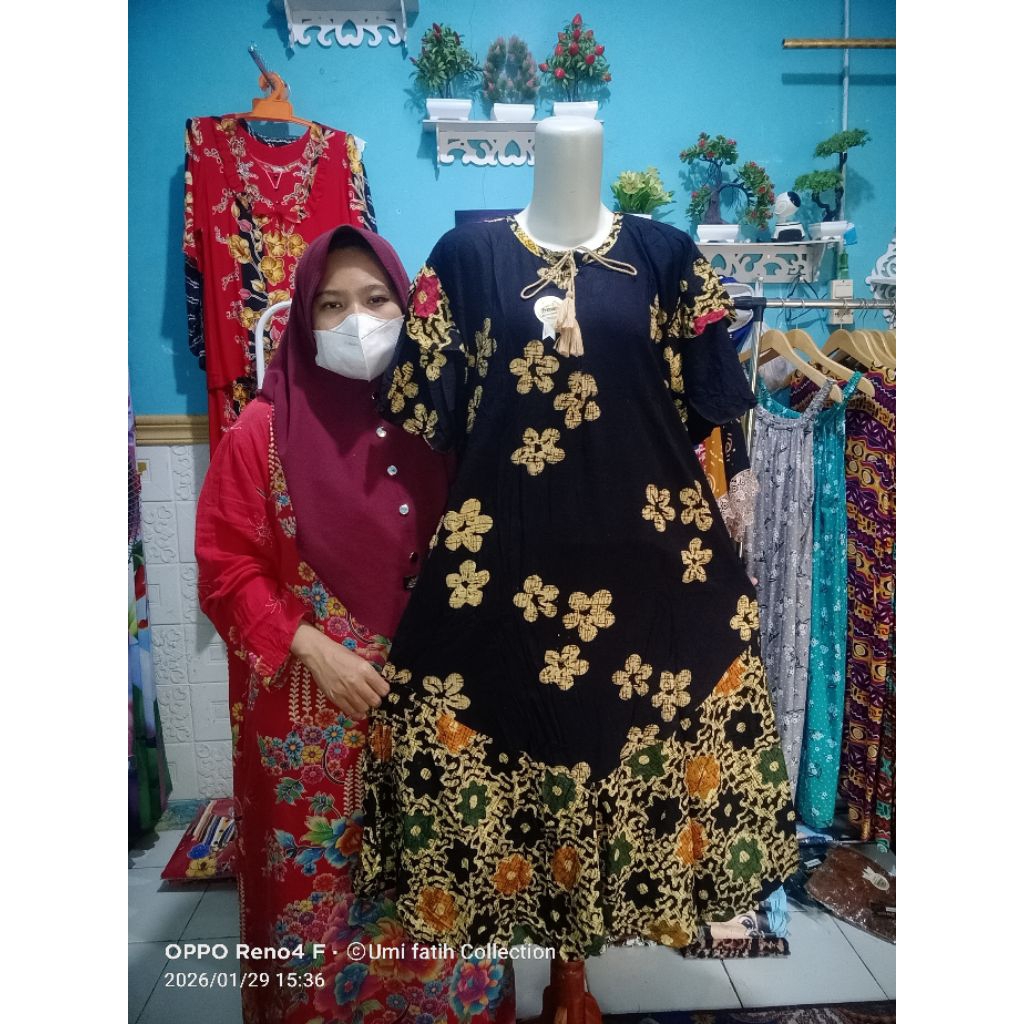 Daster Ratu Jawa Mawar