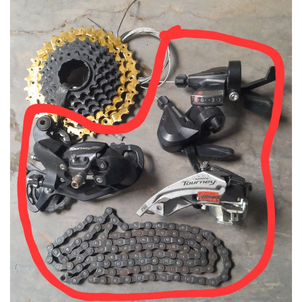 Groupset 8 speed Shimano