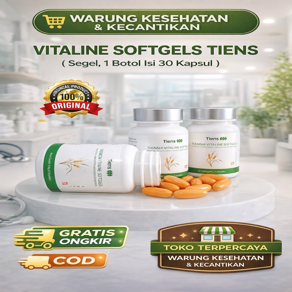 Tiens Vitaline softgel/pemutih kulit vitaline