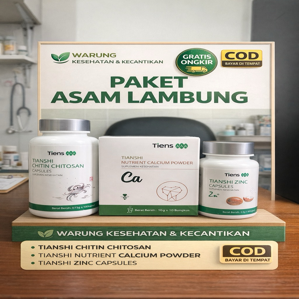 PAKET ASAM LAMBUNG DAN GERD HERBAL TIENS